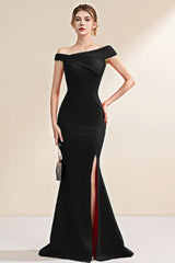 Elegant Off Shoulder Mermaid Slim Fit Long Formal Dress