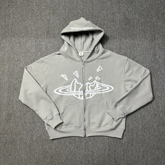 Y2k Star Print Street Hoodie