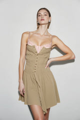 Fairy Ruched Spaghetti Strap Bodycon Mini Dresses