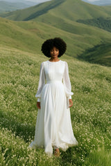 French Tiered Chiffon Prom Dress