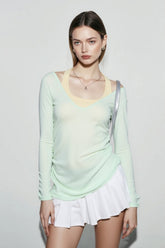 Slouchy Relaxed Long Sleeve Cover Up