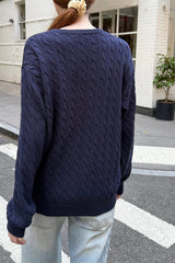 Minimalist Solid Long Sleeve Sweater