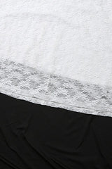 Elegant High Waist Sleeveless Lace Dress