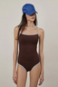 Romantic Cutout Backless Color Block One Piece Swimwear
