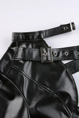 Asymmetrical Punk Crop Jacket