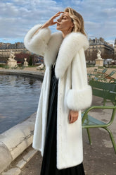 Faux Fur Fur Collar Loose Warm Overcoat