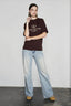 Letter Print Cotton T-shirts