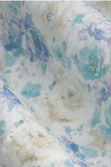 Printed Square Neck Floral Dress