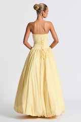 Solid Color Tie Front Bodycon Prom Dress