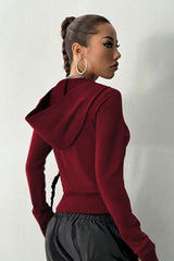Retro Long Sleeve Hoodie