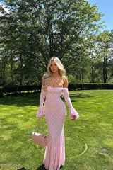 Sexy Strapless Ruched Tiered Ruffle Formal Dress