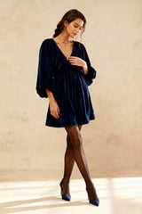 Portia Velvet Stylish Mini Dress