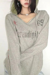 Y2K Graphic Street Hoodie