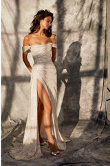 Elegant Off Shoulder Sexy Slim Fit High-End Formal Dress