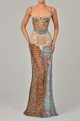 Chiffon Strapless Slip Dress