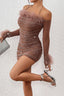Halter Sequin Bodycon Slim Waist Party Sequin Dress
