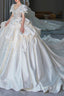 Empire Waist Beaded Wedding Dress