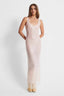 Sleeveless Rhinestone Vintage Suspender Sequin Dress