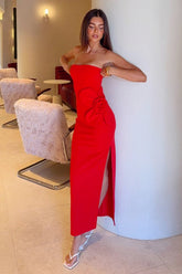 Floral Applique Party Dress