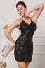 Latin Dance Lace Up Cutout Backless Sequin Dress