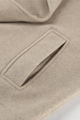 Thick Wool Blend Commuter Coat