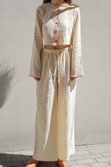 Printed Cotton Pajama Pants Pajama Sets