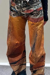 Street Style Abstract Gradient Jeans