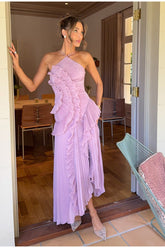 Crinkle Halter Slip Dress