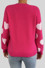 Love Heart Crewneck Sweater