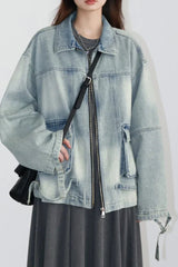 Casual Blue Denim Jacket