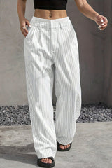 Low Rise Flared Office Chic Tailored Pants