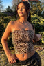 Cheetah Fitted Layered Cami Top