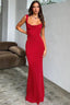 Backless Bowknot Camisole Bodycon Dress