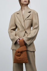 Luxe Draped Notch Collar Blazer