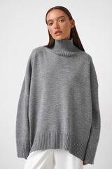 Oversized Turtleneck Sweater