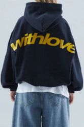 Pocket Print Pullover Hoodie
