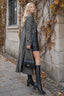 Slim Fit Double Breasted Lapel Overcoat