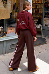 Streetwear Drawstring High-Waist Wide Pants