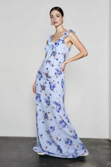 Low Cut Printed Cami Bodycon Vacation Dress