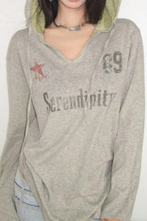 Y2K Graphic Street Hoodie