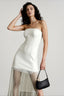 Fringe Slit Mini Party Dress
