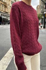 Minimalist Solid Long Sleeve Sweater