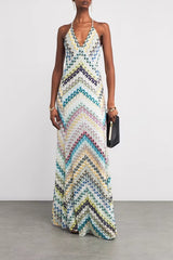 Bodycon Position Print Slim Party Chic Boho Dress