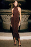 Halter Backless Ruched Birthday Dress