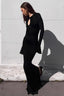Bell Sleeve Knit Work Dress