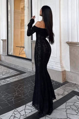 Chic Sexy Lace Bell Sleeve Tube Top Slim High Waist Boho Dress