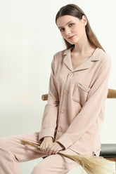 Luxury Thermal Flannel Loungewear Pajama Set