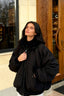 Reversible Oversize Fleece Hooded Jacket