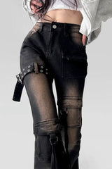 Retro Pocket Bootcut Jeans