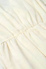 Chiffon Ruffle Tie Waist Mini Dress